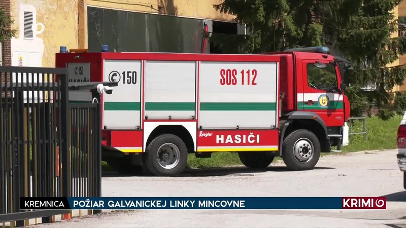 POŽIAR GALVANICKEJ LINKY MINCOVNE
