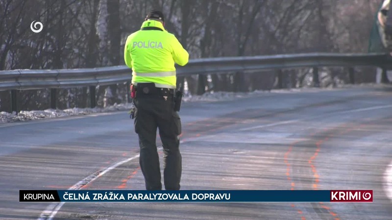 ČELNÁ ZRÁŽKA PARALYZOVALA DOPRAVU