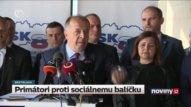 Primátori proti sociálnemu balíčku