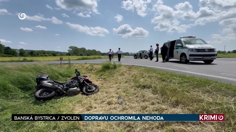 DOPRAVU OCHROMILA NEHODA