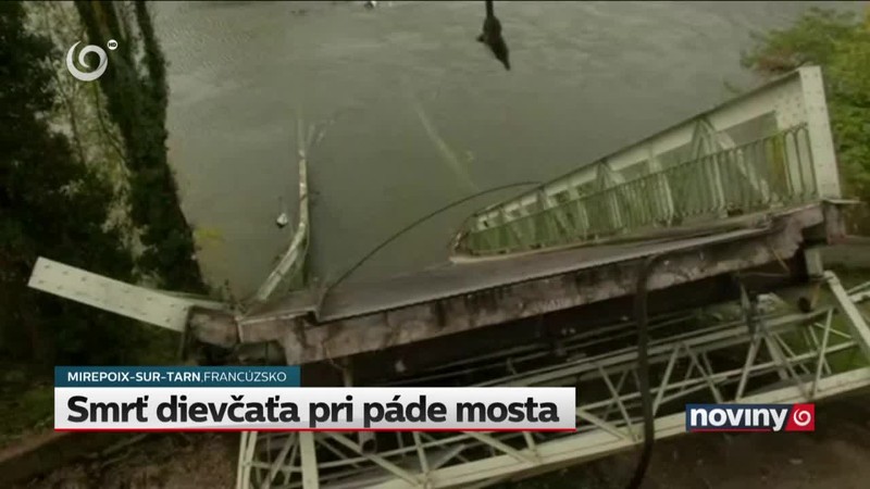 Smrť dievčaťa pri páde mosta