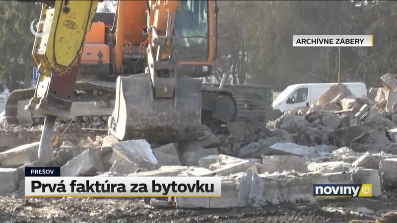 Prvá faktúra za bytovku