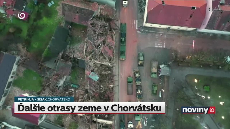 Ďalšie otrasy zeme v Chorvátsku