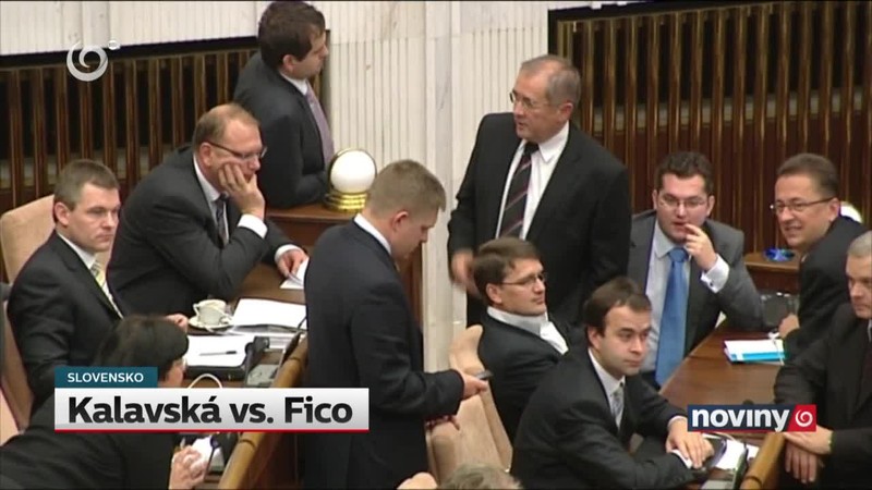 Kalavská vs. Fico
