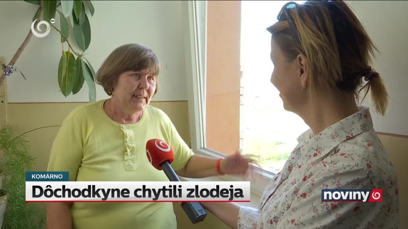 Dôchodkyne chytili zlodeja