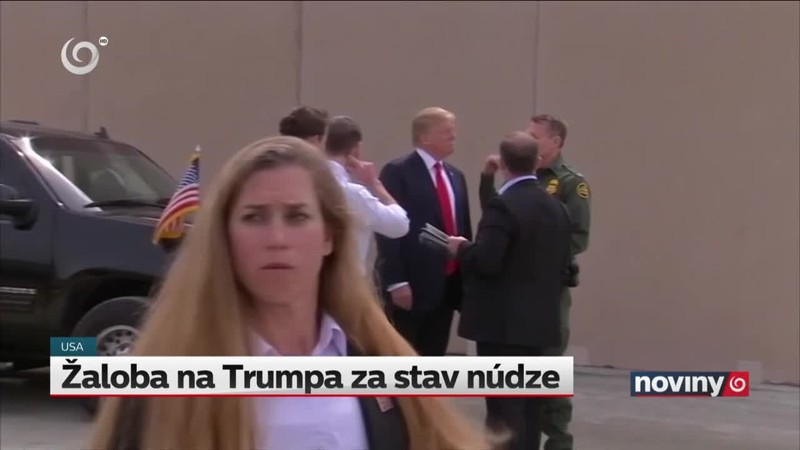 Žaloba na Trumpa za stav núdze