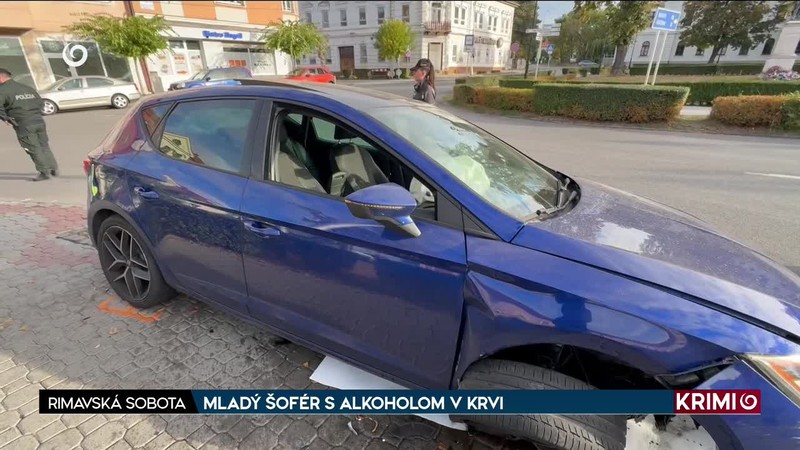 MLADÝ ŠOFÉR S ALKOHOLOM V KRVI