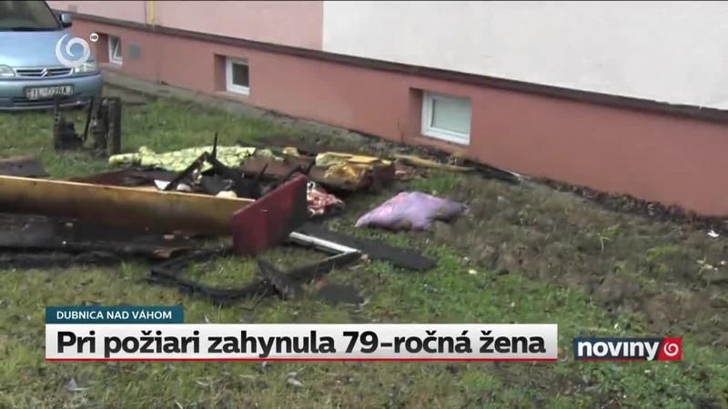 Pri požiari zahynula 79-ročná žena