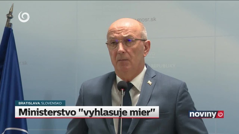 Ministerstvo "vyhlasuje mier"