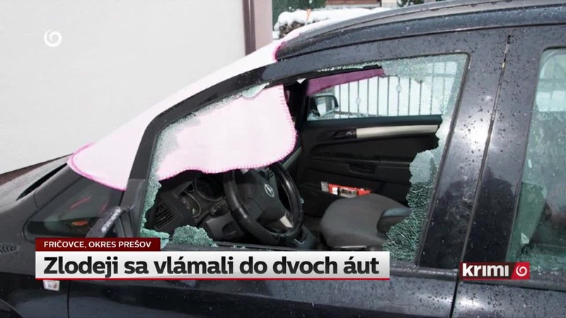 Zlodeji sa vlámali do dvoch áut