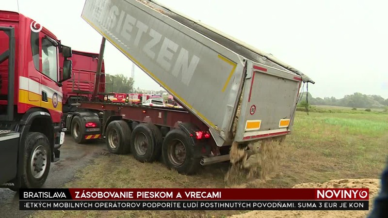 ZÁSOBOVANIE PIESKOM A VRECAMI