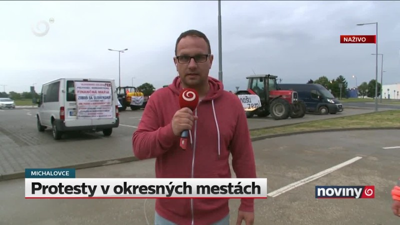 Protesty v okresných mestách