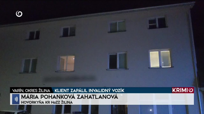 KLIENT ZAPÁLIL INVALIDNÝ VOZÍK