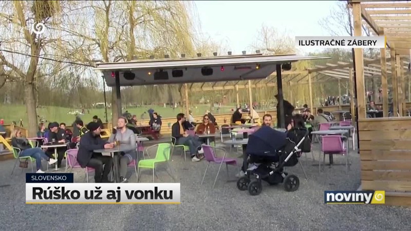 Rúško už aj vonku