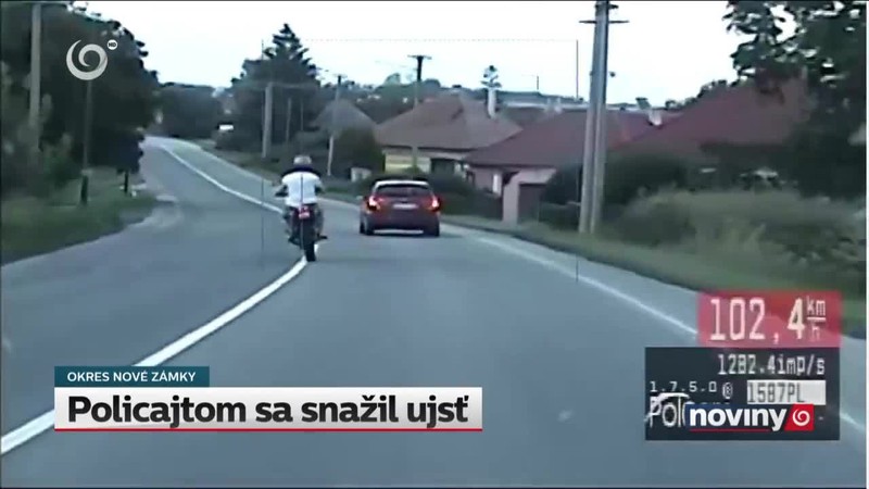 Policajtom sa snažil ujsť