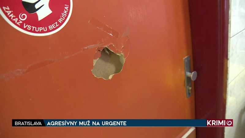 AGRESÍVNY MUŽ NA URGENTE
