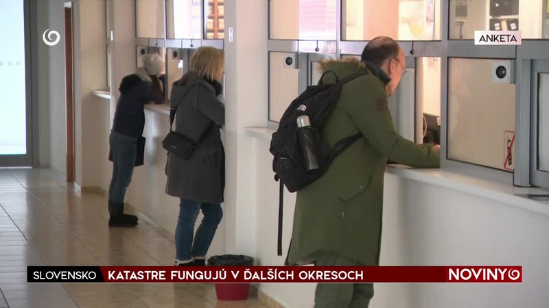 KATASTRE FUNGUJÚ V ĎALŠÍCH OKRESOCH