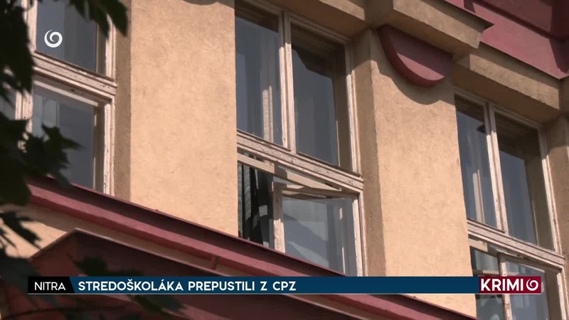 STREDOŠKOLÁKA PREPUSTILI Z CPZ