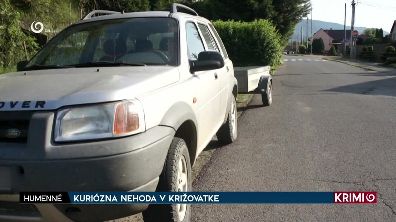 KURIÓZNA NEHODA V KRIŽOVATKE