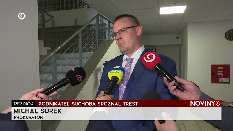 PODNIKATEĽ SUCHOBA SPOZNAL TREST