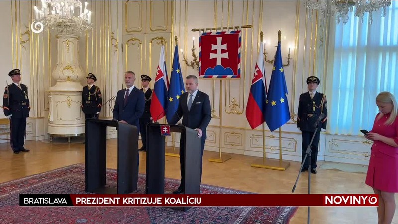 PREZIDENT KRITIZUJE KOALÍCIU