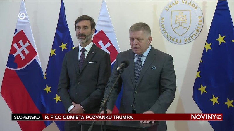R. FICO ODMIETA POZVÁNKU TRUMPA