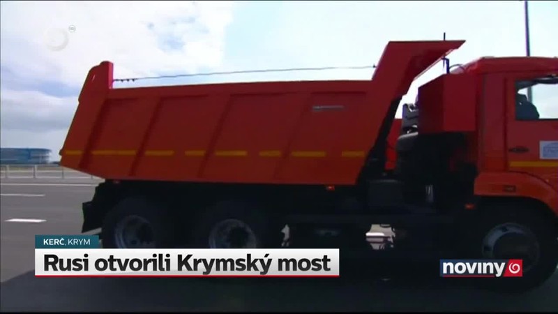 Rusi otvorili Krymský most