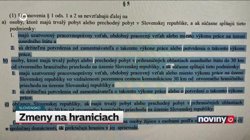 Zmeny na hraniciach