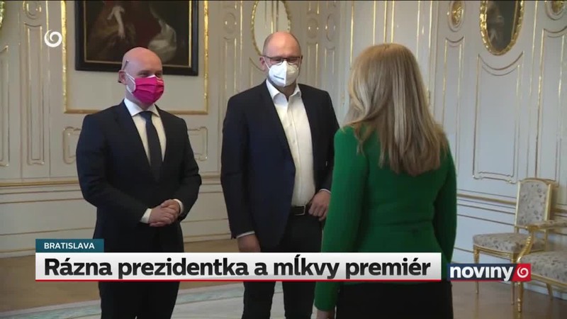 Rázna prezidentka a mĺkvy premiér