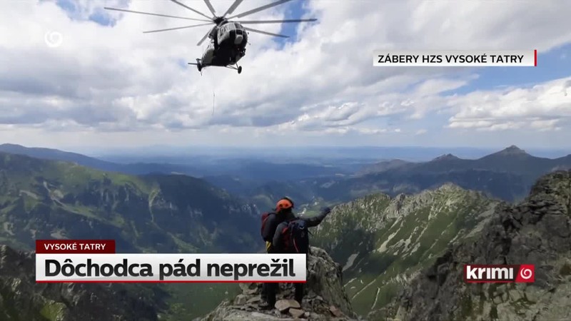 Dôchodca pád neprežil