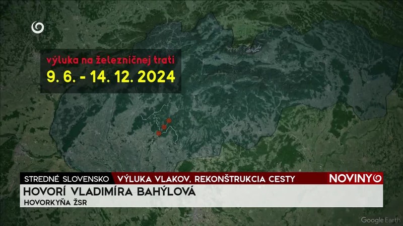 VÝLUKA VLAKOV, REKONŠTRUKCIA CESTY