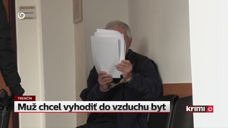 Muž chcel vyhodiť do vzduchu byt