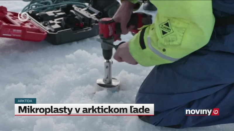 Mikroplasty v arktickom ľade