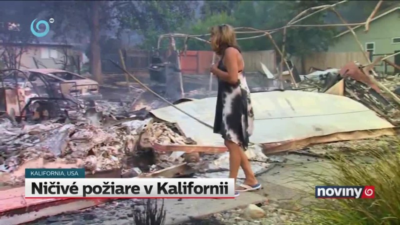 Ničivé požiare v Kalifornii
