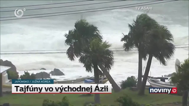 Tajfúny vo východnej Ázii