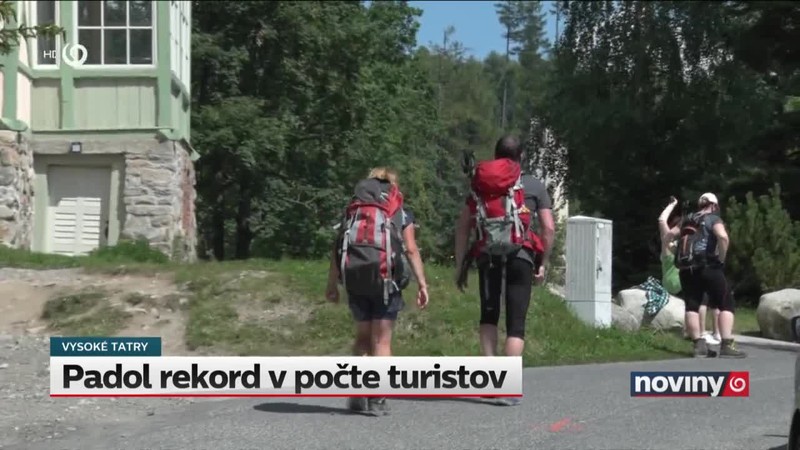 Padol rekord v počte turistov