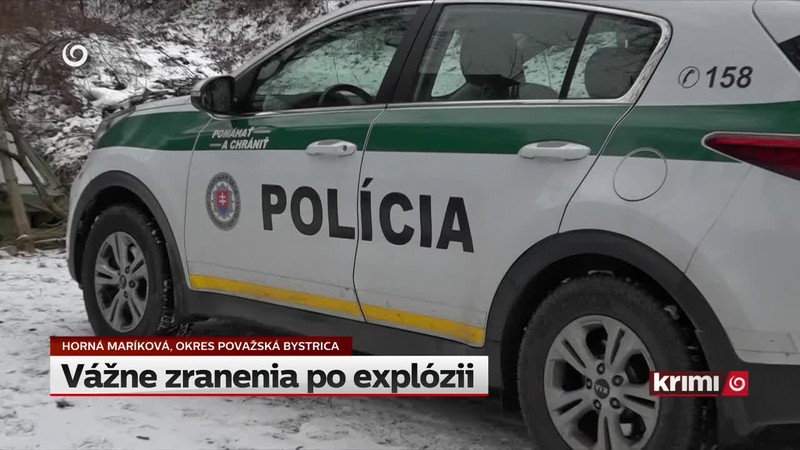 Vážne zranenia po explózii