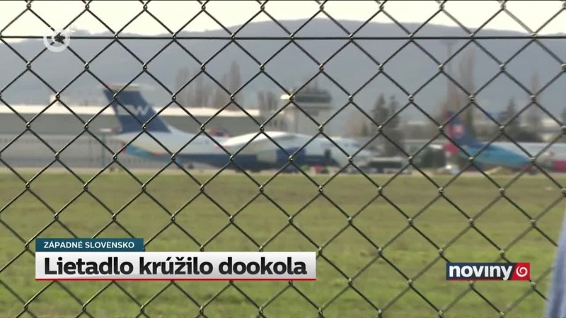 Lietadlo krúžilo dookola