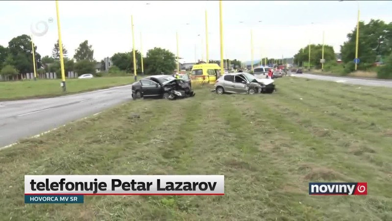 Nehoda dvoch osobných áut