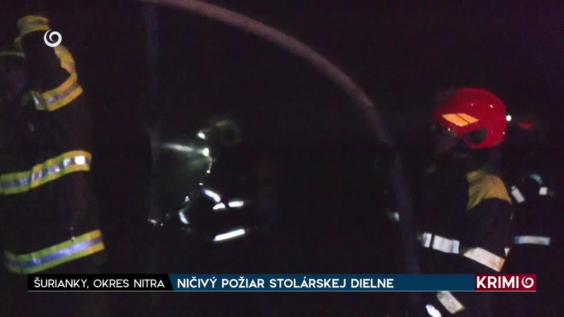 NIČIVÝ POŽIAR STOLÁRSKEJ DIELNE