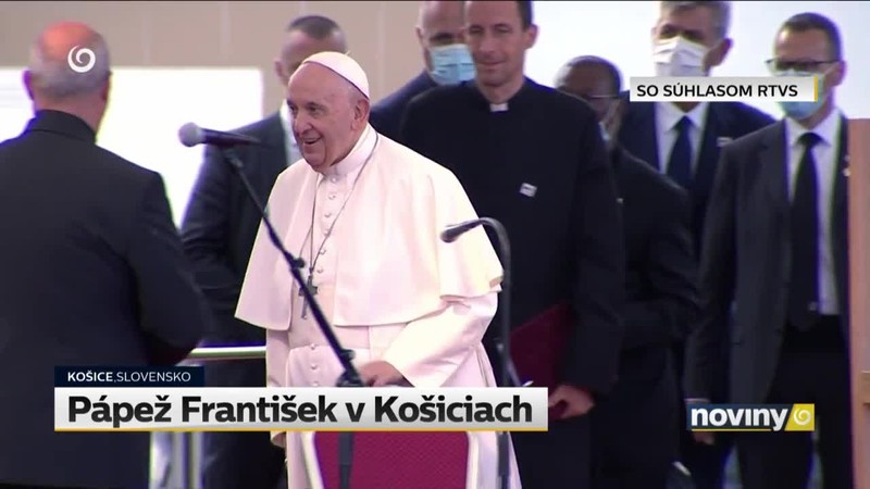 Pápež František v Košiciach