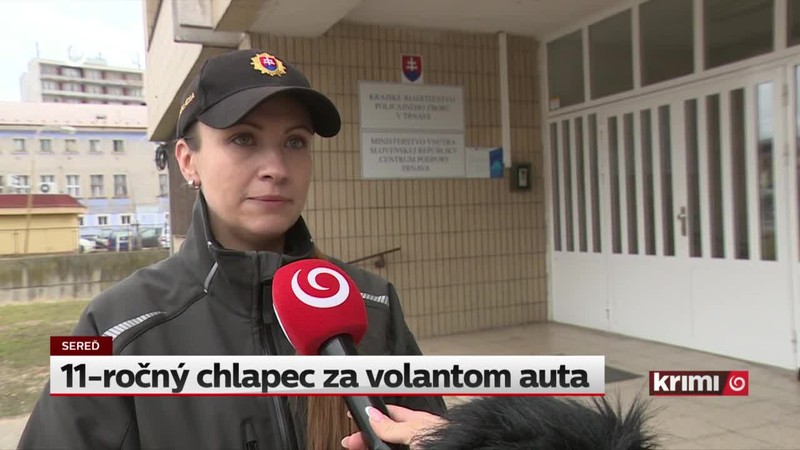 11-ročný chlapec za volantom auta