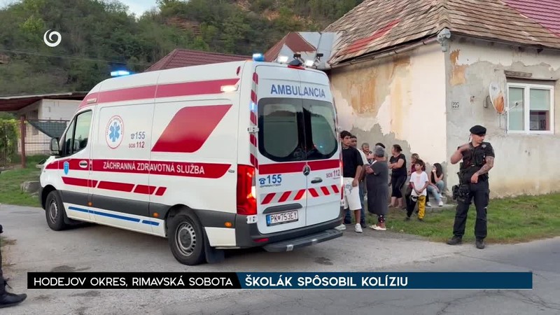 ŠKOLÁK SPÔSOBIL KOLÍZIU