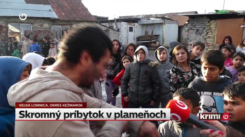 Skromný príbytok v plameňoch