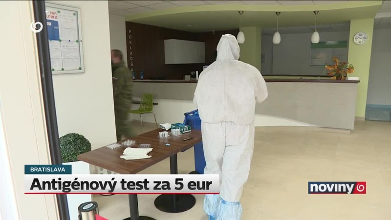 Antigénový test za 5 eur