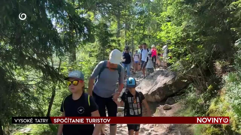 SPOČÍTANIE TURISTOV