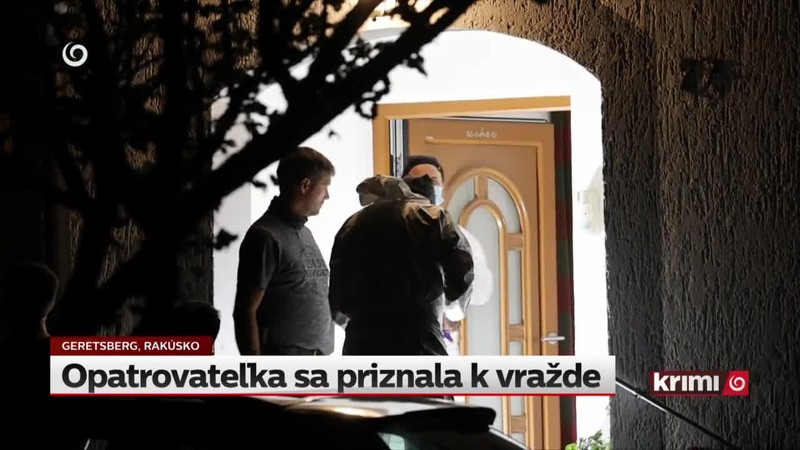 Opatrovateľka sa priznala k vražde