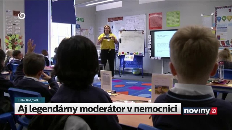 Aj legendárny moderátor v nemocnici