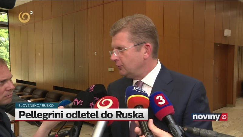 Pellegrini odletel do Ruska
