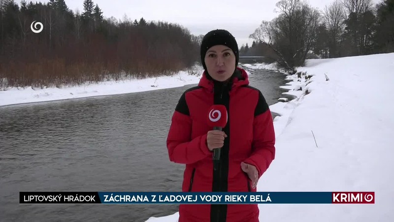 ZÁCHRANA Z ĽADOVEJ VODY RIEKY BELÁ